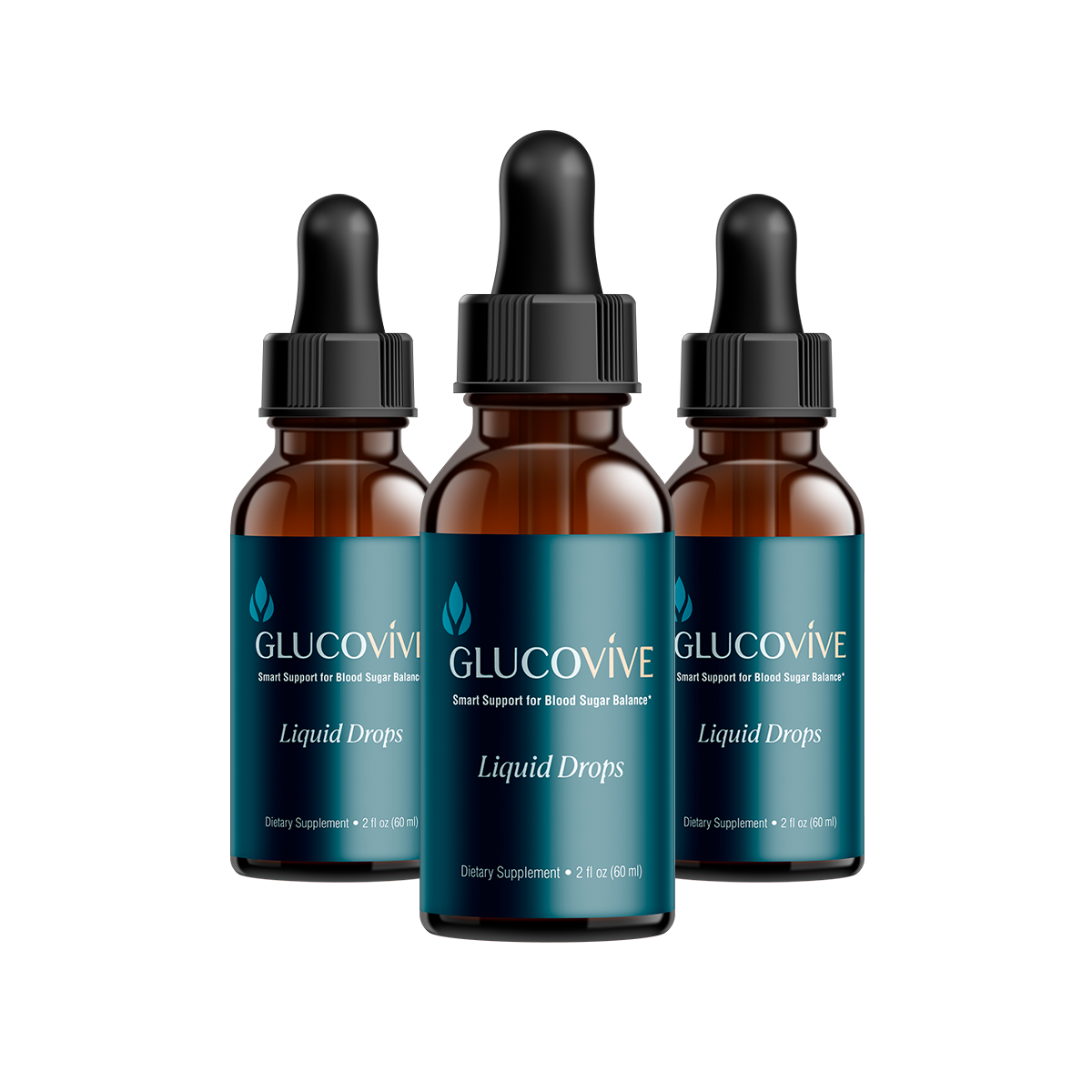 GlucoVive 3 bottle package